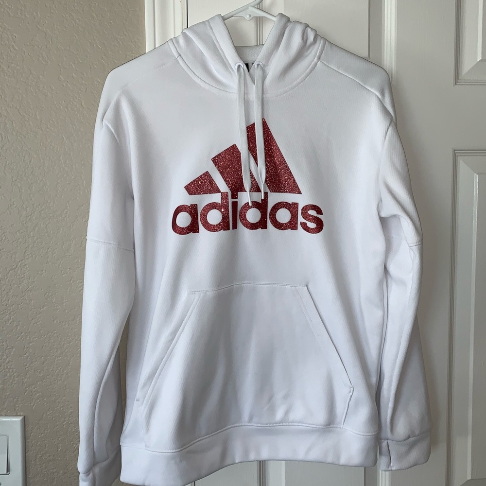 SALE! Adidas white sweatshirt - Picture 1 of 3